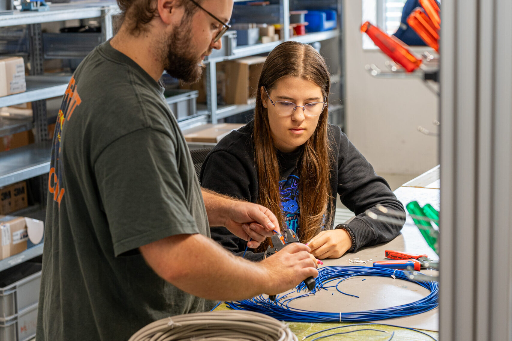 Arbeiten mit Händen - Ausbildung