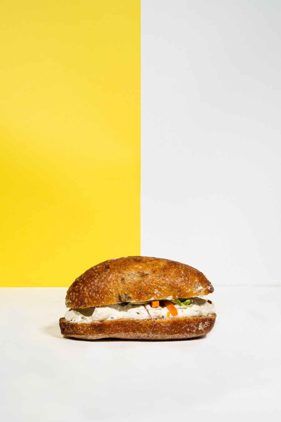 Olivebrötli mit Frischkäse