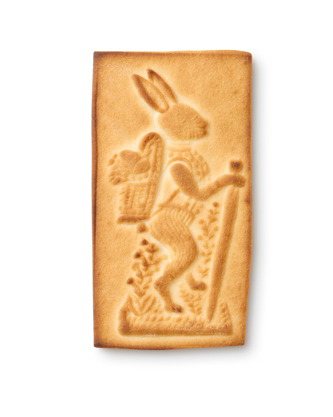 Osterhase mit Wanderstock