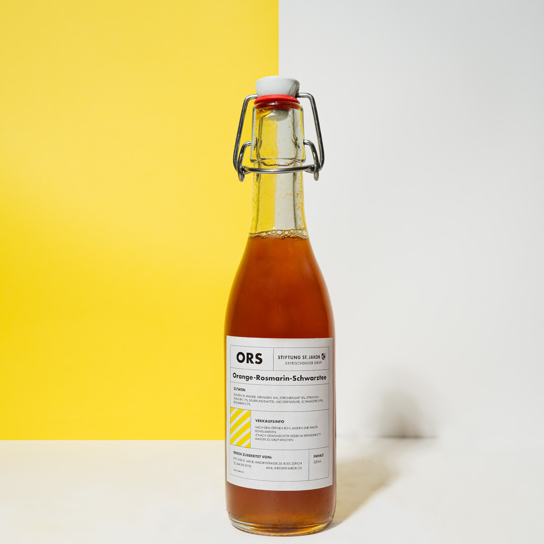 Sirup Schwarztee/Orange/Rosmarin