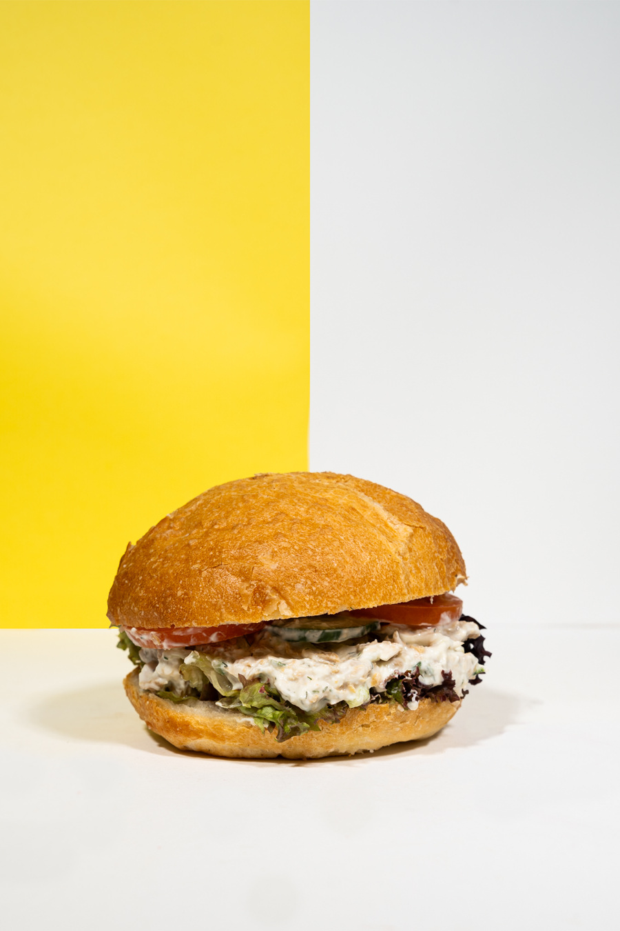Veganes Sandwich mit Taziki Pulled Planted