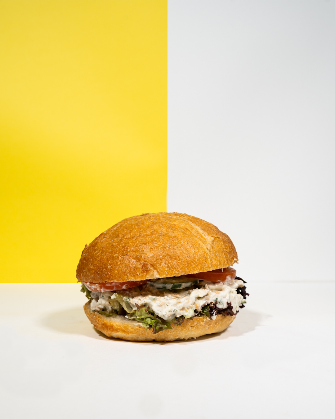 Veganes Sandwich mit Taziki Pulled Planted